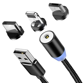 Magnetni Kabel Za iPhone, Samsung je Brzo Punjenje Micro USB Kabel Kabel Magnet Punjač USB Type C 1 m 2 m Kabela Za Mobilne Telefone