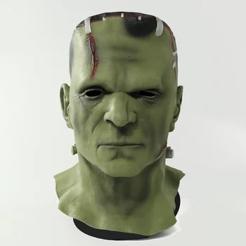 Maska Frankenstein Vrag Čudovišta Cosplay Maske Zombija Маскарильи Zli Latex Maska Anime Маскарас Za Lice Kostim Za Halloween Rekviziti