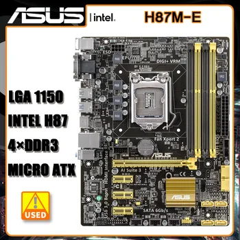 Matična ploča LGA 1150 H87 Matična ploča ASUS H87M-E 32 GB DDR3 PCI-E 3,0 USB3.0 DVI SATA III HDMI Micro ATX Za procesor Core i3-4130