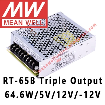 Mean Well RT-65B 5 /12 /-12 U ac/ dc 64,6 W s trostrukim izlaz Impulsno napajanje meanwell u internet-trgovini