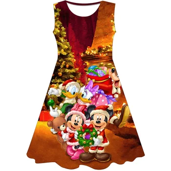 Mickey Mouse/Kostime Za Косплея s Likovima iz Crtića Za Djevojčice-Odjevanje S Minnie, Dječja Ljetna Haljina Seriji Disney Baby Darove Za Rođendan, Suknje