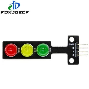 Mini 5 U Semafor Led Modul Zaslona za Arduino Crvena Žuta Zelena 5 mm Led RGB Signal za model sustava Semafora