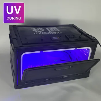 Mjerenja vremena Led UV-GEL Stvrdnjavanje Kutija Ultraljubičasto Svjetlo Sušenja UV Ljepila Ulje Smola Stroj Staklo Tinta Boje Silk Screen Telefon 3D Pisača