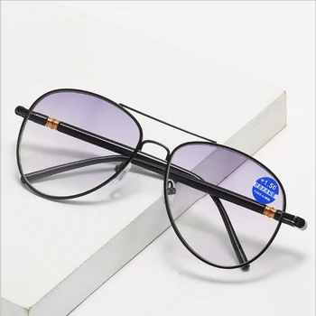 Modni Daleke i blize Bifokalne Naočale za čitanje dvostruke namjene, unisex, Višenamjenski Naočale za ulice sa zaštitom Od plave zrake, diopters od + 1,0 do + 4,0