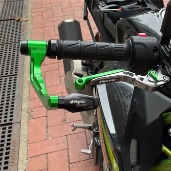 Motocikl CNC Upravljača za Upravljanje Za motocikle Olovke Bar Završava + Kočione Poluge Kvačila Guard Protector Kawasaki Ninja 650 NINJA650 2017-2021