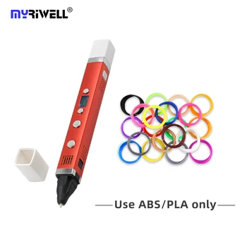 Myriwell 3D Olovka Za Crtanje USB Priključak Kreativno Pero 3D olovke za grafita 4 brzine Podesivi PLA/PCL/ABS Najbolji Dar Za Djecu 3d olovka za ispis
