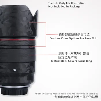 Naljepnica na objektiv Za Canon RF50 F1.2 L USM sa zaštitom od ogrebotina, Zaštitna Folija Za objektiv, Zaštitna Torbica