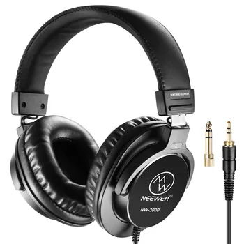 Neewer Privatne Studijske Slušalice 10 Hz-26 khz Dinamičke Slušalice 3 metra Kabel 3,5 mm + 6,5 mm Priključke Za Snimanje Glazbe