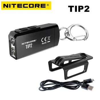 NITECORE TIP2 Svjetiljka Privjesak Mini EDC Svjetlo CREE XP-G3 S3 720 lumena USB Punjiva Led Metalni Ključ Svjetiljku Ugrađena Baterija