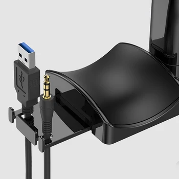Nosač Za os Slušalice PC Gaming Slušalice Postolje Za Zaslon Držač Ispod Stola Vješalica Za Slušalice Kuka SA USB Hub Luka