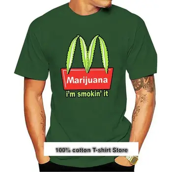 Nova Ulica Košulja Mcdonalds Harajuku, Muška t-Shirt IM Smoking It Stoner Weed Pot 420, Crna Хлопковая Majica, t-Shirt