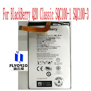 Novi High-end Baterija 2515 mah BPCLS00001B za mobilni telefon BlackBerry Q20 Classic SQC100-1 SQC100-3
