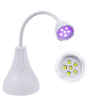 Novi Kompaktni Prijenosni Lotus USB Plug In Nail Art Lampa Vaza Za Dizajn Noktiju Bez pohranu 18 W UV Led Lampa Za Nokte Za Liječenje Prsta