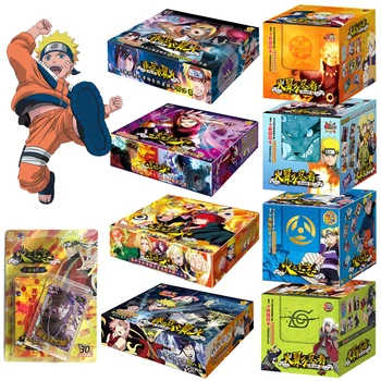 NOVI Narutoes Card Booster Box Paket Kakashi Sasuke Volja Vatre Rijetka Zbirka SSR Igra Dječja Igračka Poklon Za Rođendan