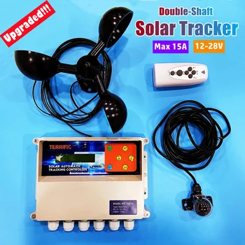NOVO! Двухвальный kontroler solarni tracker Двухосная sustav automatskog praćenja po Suncu Platforma je s dva stupnja slobode Sun Tracker