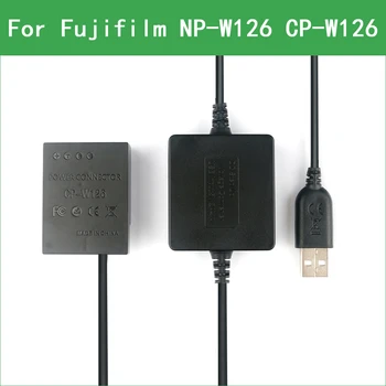 NP-W126 W126S Lažno baterija i USB-kabel dc za Fujifilm X-S10 X-H1 X-M1 X-T1 X T2 X-T3 X-T10 X-T20 X-T30 X-T100 X-T200