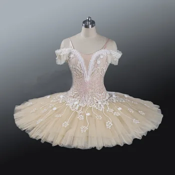 Odraslog pro balet bež kutiju krem boje za djevojčice balet omot za nastupe šećerna šljiva predivna lutka za klasični balet scenski kostim