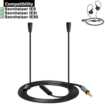 OFC Zamjena Stereo Audio Kabel Produžni kabel Glazbeni Kabel Kabel za Sennheiser IE80 IE8I IE8 Slušalice