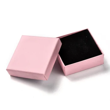 Okvir zaslona nakit 32Pcs Kartonske Kutije za Prstenje sa Spužvom za Male Sati Ogrlice, Naušnica i Narukvica Poklon Pakiranje Nakita