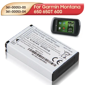 Originalna Zamjena 361-00053-00 Baterija Za Garmin Montana 650 650T 600 361-00053-04 VIRB GPS Ručni Baterija 2000 mah
