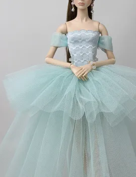 Originalni haljina-nosač za lutke Barbie, vjenčanice, odjeća, haljinu, rođendanski poklon za djevojke, igračka, suknja princeza, pribor