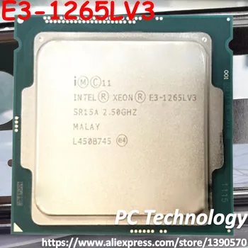 Originalni procesor Intel Xeon E3-1265LV3 2,5 Ghz, 8 M LGA1150 E3-1265L V3-4-core Desktop procesor E3 1265L V3 Besplatna dostava E3 1265LV3