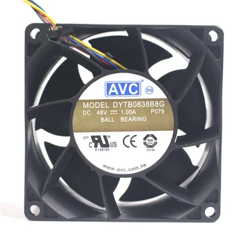 Originalni za AVC ventilator DYTB0838B8G 48 1.0 A 8038 8 cm 80*38 mm 4-žični PWM server brzi ventilator za hlađenje