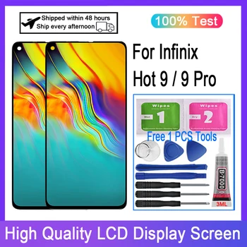 Originalni Za Infinix Hot 9 X655 X655C X655D LCD zaslon osjetljiv na Dodir Digitalizator Za Infinix Hot 9 Pro X655F Zamjena