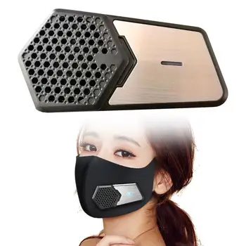 Pametna Električna Antena Maska za Lice Ventilator, Mini Pročistači Zraka Zdravo Disanje Višestruko Korištenje Uložak za Lica Poklopca