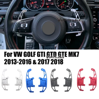 Par volan Automobila Veslo Prebacivanje Produžni kabel za Prebacivanje Aluminij Za VW GOLF GTI R GTD GTE MK7 7 Za POLO GTI Scirocco 2014-2019