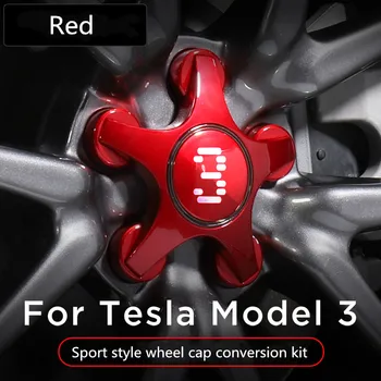 Pogodan za Tesla model 3 modifikacija poklopca glavčine pribor za obilježavanje glavčine ukras vijak poklopca glavčine