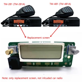 Prednji Panel LCD Zaslon za Upravljanje Zamjena za Kenwood TM281 TM481 TM281A TM481A TM-281 281A 481 481A Auto Mobilni Radio