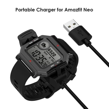 Prijenosni Punjač za Pametni Sat Bežični Kabel za Punjenje u automobilu Brzi USB Kabel za Punjenje Amazfit Neo Smart Watch 1 m