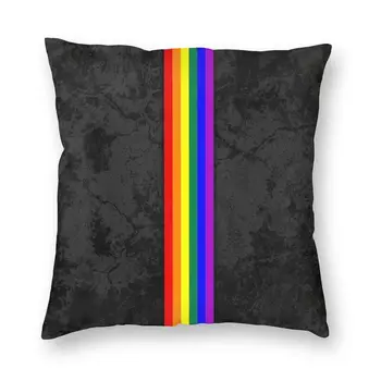 Problem ЛГБТК Ponos Zastava Prugasta Torba Za Jastuk Ukras Kauča LGBT Gay Lesbian Trg Jastučnicu 40x40