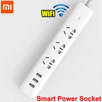 Produžni kabel Xiaomi aigo Smart Power Strip sa 3 USB portova wifi internet Mijia APP s adapterom za napajanje AU EU UK US pametna kuća