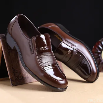 Proljetna Muška Kožna obuća, Modni Muške cipele ravnim cipelama s Okruglim vrhom, Udoban Softveri za modeliranje cipele, Veličina 38-44, Muška poslovna cipele 2022