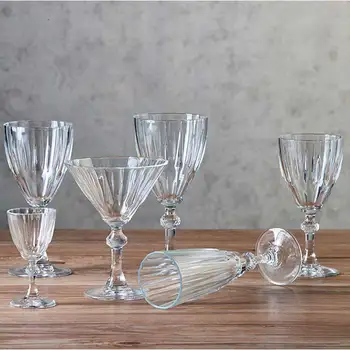 Prozirni Klasicni Čašu Za Vino Klesanog Čašu Viskija Čaše Za Crveno Vino Home Bar Wedding Party Čaše Za Šampanjac Čašu Za Koktel Poklon