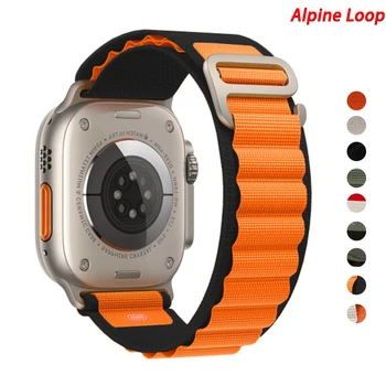 Remen Alpine Loop za Apple Watch Ultra Band 49 mm 45 mm 41 mm 44 mm 40 mm 42 mm 38 mm Najlon Narukvica Iwatch Series 8 Ultra 7 6 5 4 SE