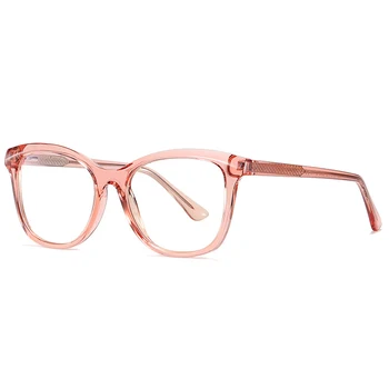Reven Klasicni okvira za naočale ženske naočale s кошачьим okom Veliki prozirni prozirni rimless za naočale za žene plastičnim opružni ножка 3504