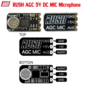 RUSH AGC 5 U DC Mikrofon Mikrofon Za TANK RUSH Mini FPV radio kontrolirani Neradnik Odašiljač VTX