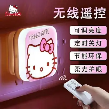 Sanrio Hello Kitty Inteligentan daljinski Upravljač Štednja energije i Zaštita Okoliša noćno svjetlo 220 Led Noćni lampa