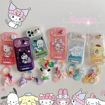 Sanrio Hello Kitty Kuromi My Melody sa Držačem za Wc Ogledalo, Viseće predmete Za Telefone Za iPhone 14 13 12 11Pro Max XR MAX Stražnji Poklopac