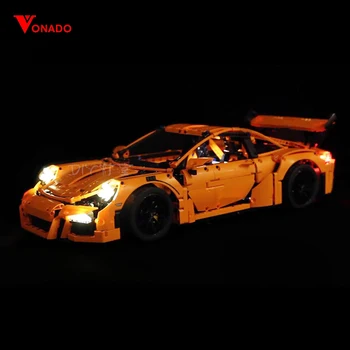 Set led žarulje Za Lego 42056 Porsche technic trkaći Automobil koji je Kompatibilan 20001 3368 Građevinski Blokovi i Cigle Igračke (samo svjetlo + baterijski blok)