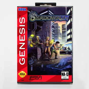 Shadowrun Boxed Verzija 16-bitni Igraće karte MD Za Sega MegaDrive Sega Genesis System