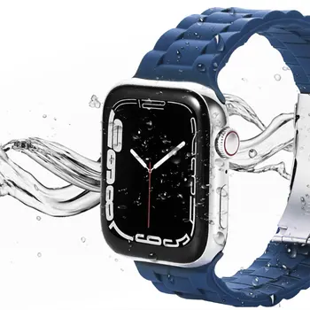Silikon remen Za Apple Watch band 44 mm 40 mm 45 mm 41 mm 49 mm 38 mm 42 mm narukvica smartwatch correa iwatch series 3 6 se 7 8 ultra