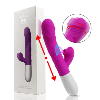 Sisa Push Rabbit Vibrator Za Žene Klitoris Dojenče Stimulator Klitorisa Grijaći Protežu Dildo Vibrator Ženske Seks Igračke Za Odrasle