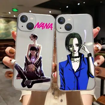 Slatka Anime Torbica Za Telefon Nana Osaki za iPhone 11 12 13 14 Pro Max X XS XR Max 7 8 14 Plus 13 Mini Mekana Silikonska Torbica od TPU Fundas
