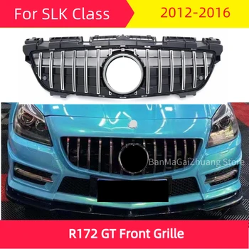 SLK Class GT Prednja Rešetka za mercedes R172 2011-2015 SLK200 SLK250 SLK350 ABS sportska rešetka prednjeg branika auto stil