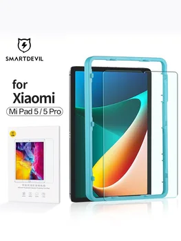 SmartDevil Kaljeno Staklo za Xiaomi Mi Pad 5 11 inča Pad 5 Pro 12,4-inčni Tablet 9H Zaštitnik Ekrana HD Anti Plava Zraka s Alatom