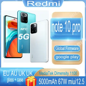 Smartphone celular xiaomi redmi note 10 pro 5G Dimensity 1100 67W globalna verzija full netcom android